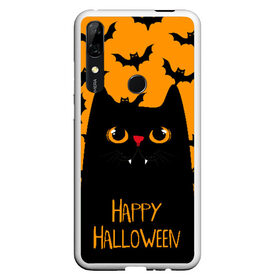 Чехол для Honor P Smart Z с принтом Happy halloween , Силикон | Область печати: задняя сторона чехла, без боковых панелей | halloween | horror | вампир | кот | кот вампир | котик | кошка | летучие мыши | мыши | пятница 13 | страшилки | страшно | ужасы | хоррор | хэллоуин