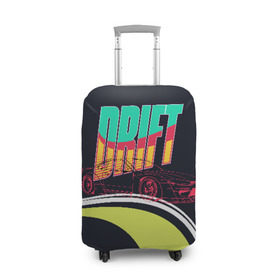Чехол для чемодана 3D с принтом Drift Style , 86% полиэфир, 14% спандекс | двустороннее нанесение принта, прорези для ручек и колес | bosozoku | bosozoku style | drag | drift | japan style | jdm | босудзоку | босузоку | дрифт
