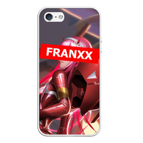 Чехол для iPhone 5/5S матовый с принтом Darling In The Franxx , Силикон | Область печати: задняя сторона чехла, без боковых панелей | 02 | anime | darling in the franxx | hiro | manga | zero two | аниме | ахегао | любимый во франксе | манга | милый во франксе | ноль два | хиро