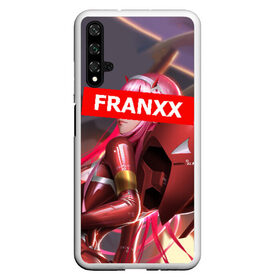 Чехол для Honor 20 с принтом Darling In The Franxx , Силикон | Область печати: задняя сторона чехла, без боковых панелей | Тематика изображения на принте: 02 | anime | darling in the franxx | hiro | manga | zero two | аниме | ахегао | любимый во франксе | манга | милый во франксе | ноль два | хиро