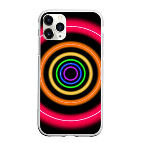 Чехол для iPhone 11 Pro Max матовый с принтом Neon , Силикон |  | neon | абстрактно | абстрактный | абстракция | кругами | круги | круглая | круглый | круглыми | кружки | крушки | неон | неонка | неоновые | неоновый | светящийся | яркий