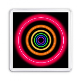 Магнит 55*55 с принтом Neon , Пластик | Размер: 65*65 мм; Размер печати: 55*55 мм | neon | абстрактно | абстрактный | абстракция | кругами | круги | круглая | круглый | круглыми | кружки | крушки | неон | неонка | неоновые | неоновый | светящийся | яркий
