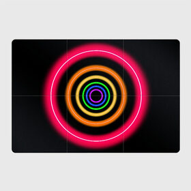 Магнитный плакат 3Х2 с принтом Neon , Полимерный материал с магнитным слоем | 6 деталей размером 9*9 см | neon | абстрактно | абстрактный | абстракция | кругами | круги | круглая | круглый | круглыми | кружки | крушки | неон | неонка | неоновые | неоновый | светящийся | яркий