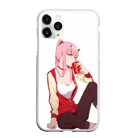 Чехол для iPhone 11 Pro матовый с принтом Darling In The Franxx , Силикон |  | 02 | anime | darling in the franxx | hiro | manga | zero two | аниме | ахегао | любимый во франксе | манга | милый во франксе | ноль два | хиро