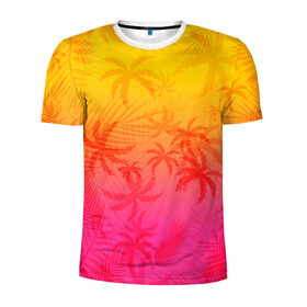 Мужская футболка 3D спортивная с принтом РЕТРО ПАЛЬМЫ , 100% полиэстер с улучшенными характеристиками | приталенный силуэт, круглая горловина, широкие плечи, сужается к линии бедра | hotline miami | neon | new retro wave | outrun | outrun electro | paints | palmen | rainbow | retro | retrowave | summer | synth | synthwave | tropical | брызги | брызги красок | звёзды | космос | краски | лето | неон | пальмы | радуга | 