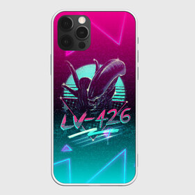 Чехол для iPhone 12 Pro Max с принтом НЕОНОВЫЙ ЧУЖОЙ , Силикон |  | alien | hotline miami | neon | new retro wave | outrun | outrun electro | retro | retrowave | synth | synthwave | неон | ретро | хищник | хотлайн майами | чужой