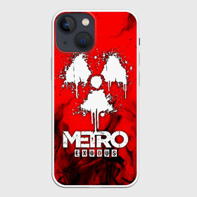 Чехол для iPhone 13 mini с принтом METRO EXODUS ,  |  | exodus | horror | metro 2033 | metro exodus | sparta | survival | артём | игры | исход | метро | метро 2035 | спарта | спартанцы