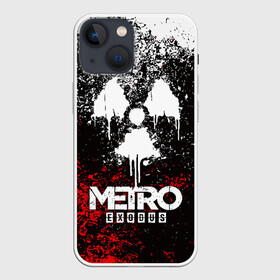 Чехол для iPhone 13 mini с принтом METRO EXODUS ,  |  | exodus | horror | metro 2033 | metro exodus | sparta | survival | артём | игры | исход | метро | метро 2035 | спарта | спартанцы