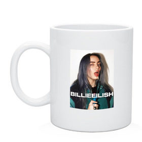 Кружка с принтом BILLIE EILISH , керамика | объем — 330 мл, диаметр — 80 мм. Принт наносится на бока кружки, можно сделать два разных изображения | bilie | billi | billie | eilish | eillish | elish | ellish | айлиш | алиш | били | билли | эйлиш | элиш