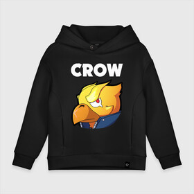 Детское худи Oversize хлопок с принтом BRAWL STARS CROW PHOENIX , френч-терри — 70% хлопок, 30% полиэстер. Мягкий теплый начес внутри —100% хлопок | боковые карманы, эластичные манжеты и нижняя кромка, капюшон на магнитной кнопке | android | brawl stars | colt | crow | games | leon | penny | poco. | shelly | spike | wanted | брав | бравл старс | звезды | игры | мобильные игры | старс