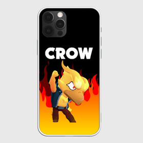 Чехол для iPhone 12 Pro с принтом BRAWL STARS CROW PHOENIX , силикон | область печати: задняя сторона чехла, без боковых панелей | android | brawl stars | colt | crow | games | leon | penny | poco. | shelly | spike | wanted | брав | бравл старс | звезды | игры | мобильные игры | старс