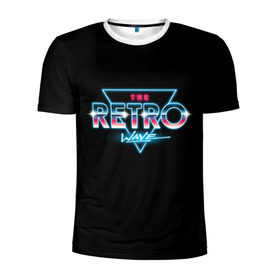 Мужская футболка 3D спортивная с принтом The Retro Wave , 100% полиэстер с улучшенными характеристиками | приталенный силуэт, круглая горловина, широкие плечи, сужается к линии бедра | 80 | cyber | game | hotline | hotlinemiami | maiami | music | outrun | retro | retrowave | synth | synthwave | игра | кибер | ретро