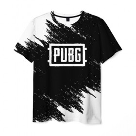 Мужская футболка 3D с принтом PUBG , 100% полиэфир | прямой крой, круглый вырез горловины, длина до линии бедер | battle royal | playerunknowns battlegrounds | pubg | пабг | пубг