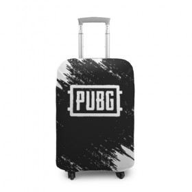 Чехол для чемодана 3D с принтом PUBG , 86% полиэфир, 14% спандекс | двустороннее нанесение принта, прорези для ручек и колес | battle royal | playerunknowns battlegrounds | pubg | пабг | пубг