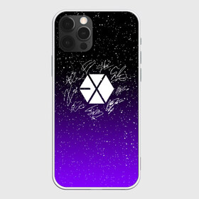 Чехол для iPhone 12 Pro Max с принтом EXO BAND АВТОГРАФЫ , Силикон |  | d.o. | exo | exo band | exo k | exo m | пэкхён | чен | эхо