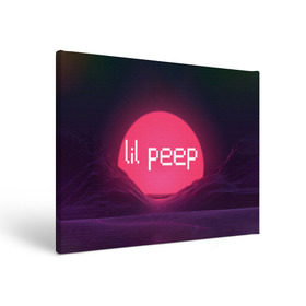 Холст прямоугольный с принтом lil peep(Logo) , 100% ПВХ |  | cry baby | lil peep | logo | rap | заход солнца | знаменитости. эмо | известный исполнитель | неон | пип | редактируемое лого | реп | розоватый оттенок | рок | рэп | яркий фон