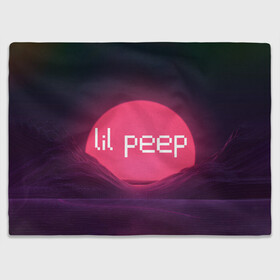 Плед 3D с принтом lil peep(Logo) , 100% полиэстер | закругленные углы, все края обработаны. Ткань не мнется и не растягивается | cry baby | lil peep | logo | rap | заход солнца | знаменитости. эмо | известный исполнитель | неон | пип | редактируемое лого | реп | розоватый оттенок | рок | рэп | яркий фон