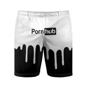 Мужские шорты 3D спортивные с принтом PornHub ,  |  | brazzers | pron | бразерс | браззерс | любовь | сайт | сэкс