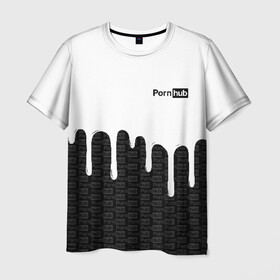 Мужская футболка 3D с принтом PornHub , 100% полиэфир | прямой крой, круглый вырез горловины, длина до линии бедер | brazzers | pron | бразерс | браззерс | любовь | сайт | сэкс