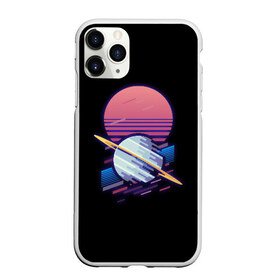 Чехол для iPhone 11 Pro Max матовый с принтом Retro Planet , Силикон |  | 80 | cyber | earth | game | hotline | maiami | music | outrun | planet | retro | retrowave | space | synth | synthwave | земля | игра | кибер | космос | планета | планеты | ретро