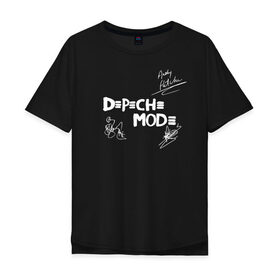 Мужская футболка хлопок Oversize с принтом Автографы Depeche Mode , 100% хлопок | свободный крой, круглый ворот, “спинка” длиннее передней части | depeche mode | альтернативный | вестник моды | депеш мод | депешмод | дэйв гаан | индастриал | мартин гор | музыка | новая волна | роза | рок | синти поп | электроник | энди флетчер