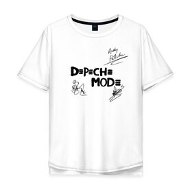 Мужская футболка хлопок Oversize с принтом Depeche Mode , 100% хлопок | свободный крой, круглый ворот, “спинка” длиннее передней части | depeche mode | альтернативный | вестник моды | депеш мод | депешмод | дэйв гаан | индастриал | мартин гор | музыка | новая волна | роза | рок | синти поп | электроник | энди флетчер