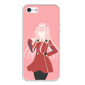 Чехол для iPhone 5/5S матовый с принтом Darling In The Franxx , Силикон | Область печати: задняя сторона чехла, без боковых панелей | 02 | anime | darling in the franxx | hiro | manga | zero two | аниме | ахегао | любимый во франксе | манга | милый во франксе | ноль два | хиро