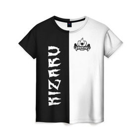 Женская футболка 3D с принтом KIZARU , 100% полиэфир ( синтетическое хлопкоподобное полотно) | прямой крой, круглый вырез горловины, длина до линии бедер | family | haunted | karmageddon | karmagedon | kizaru | кармагеддон | кармагедон | кизару | фэмили | хаунтед