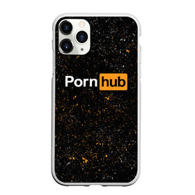 Чехол для iPhone 11 Pro Max матовый с принтом PornHub , Силикон |  | hub | хаб