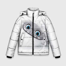 Зимняя куртка для мальчиков 3D с принтом ABOMINABLE (Эверест) , ткань верха — 100% полиэстер; подклад — 100% полиэстер, утеплитель — 100% полиэстер | длина ниже бедра, удлиненная спинка, воротник стойка и отстегивающийся капюшон. Есть боковые карманы с листочкой на кнопках, утяжки по низу изделия и внутренний карман на молнии. 

Предусмотрены светоотражающий принт на спинке, радужный светоотражающий элемент на пуллере молнии и на резинке для утяжки | abominable | детям | для детей | ети | йети | лу | мультфильм | отвратительный | чудовище | эверест