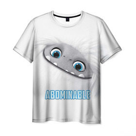 Мужская футболка 3D с принтом ABOMINABLE (Эверест) , 100% полиэфир | прямой крой, круглый вырез горловины, длина до линии бедер | Тематика изображения на принте: abominable | детям | для детей | ети | йети | лу | мультфильм | отвратительный | чудовище | эверест