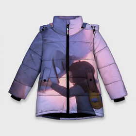 Зимняя куртка для девочек 3D с принтом ABOMINABLE (Эверест) , ткань верха — 100% полиэстер; подклад — 100% полиэстер, утеплитель — 100% полиэстер. | длина ниже бедра, удлиненная спинка, воротник стойка и отстегивающийся капюшон. Есть боковые карманы с листочкой на кнопках, утяжки по низу изделия и внутренний карман на молнии. 

Предусмотрены светоотражающий принт на спинке, радужный светоотражающий элемент на пуллере молнии и на резинке для утяжки. | Тематика изображения на принте: abominable | детям | для детей | ети | йети | лу | мультфильм | отвратительный | чудовище | эверест