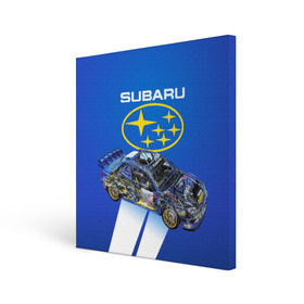 Холст квадратный с принтом Subaru , 100% ПВХ |  | Тематика изображения на принте: sti | subaru | subaru impreza | subaru impreza wrx sti | subaru sti | субару | субару импреза