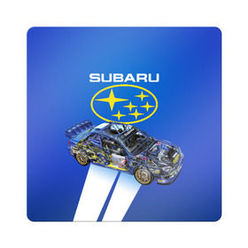 Магнит виниловый Квадрат с принтом Subaru , полимерный материал с магнитным слоем | размер 9*9 см, закругленные углы | Тематика изображения на принте: sti | subaru | subaru impreza | subaru impreza wrx sti | subaru sti | субару | субару импреза
