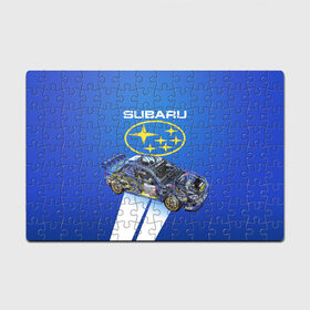 Пазл магнитный 126 элементов с принтом Subaru , полимерный материал с магнитным слоем | 126 деталей, размер изделия —  180*270 мм | sti | subaru | subaru impreza | subaru impreza wrx sti | subaru sti | субару | субару импреза