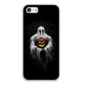 Чехол для iPhone 5/5S матовый с принтом Halloween , Силикон | Область печати: задняя сторона чехла, без боковых панелей | Тематика изображения на принте: 19 | 2019 | cat | ghost | halloween | ведьма | динозавр | кости | кошка | ночь | паук | приведение | призрак | скелет | тыква | тьма | ужас | хелловин | хеллоувин | хэллоуин | череп