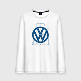 Мужской лонгслив хлопок с принтом Volkswagen , 100% хлопок |  | Тематика изображения на принте: golf | golf gti | volkswagen | вольксваген | фолькс ваген | фольксваген