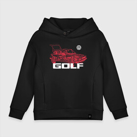 Детское худи Oversize хлопок с принтом Golf  , френч-терри — 70% хлопок, 30% полиэстер. Мягкий теплый начес внутри —100% хлопок | боковые карманы, эластичные манжеты и нижняя кромка, капюшон на магнитной кнопке | golf | golf gti | volkswagen | вольксваген | фолькс ваген | фольксваген