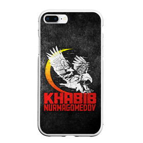 Чехол для iPhone 7Plus/8 Plus матовый с принтом Khabib Nurmagomedov 242 , Силикон | Область печати: задняя сторона чехла, без боковых панелей | eagles | khabib | mma | nurmagomedov | борьба | дзюдо | нурмагомедов | октагон | орёл | репплинг | самбо