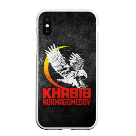 Чехол для iPhone XS Max матовый с принтом Khabib Nurmagomedov 242 , Силикон | Область печати: задняя сторона чехла, без боковых панелей | eagles | khabib | mma | nurmagomedov | борьба | дзюдо | нурмагомедов | октагон | орёл | репплинг | самбо