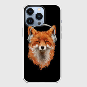 Чехол для iPhone 13 Pro с принтом Лиса в наушниках ,  |  | 20 | 2020 | 2k20 | 2к20 | animal | animals | forest | fox | headphones | music | new year | redhead | smile | животное | животные | зима | лес | лис | лиса | лисица | музыка | наушники | новый год | рыжая | смайл | улыбка | фыр