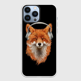 Чехол для iPhone 13 Pro Max с принтом Лиса в наушниках ,  |  | 20 | 2020 | 2k20 | 2к20 | animal | animals | forest | fox | headphones | music | new year | redhead | smile | животное | животные | зима | лес | лис | лиса | лисица | музыка | наушники | новый год | рыжая | смайл | улыбка | фыр