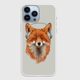 Чехол для iPhone 13 Pro Max с принтом Лиса в наушниках ,  |  | 20 | 2020 | 2k20 | 2к20 | animal | animals | forest | fox | headphones | music | new year | redhead | smile | животное | животные | зима | лес | лис | лиса | лисица | музыка | наушники | новый год | рыжая | смайл | улыбка | фыр