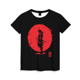 Женская футболка 3D с принтом Samurai , 100% полиэфир ( синтетическое хлопкоподобное полотно) | прямой крой, круглый вырез горловины, длина до линии бедер | ahegao | anime | blood | japan | samurai | senpai | warior | аниме | ахегао | воин | катана | кровавая | кровавый | кровь | луна | самураи | самурай | семпай | сенпай | солнце | япония