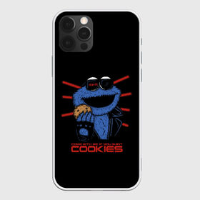 Чехол для iPhone 12 Pro Max с принтом Come with me if you want , Силикон |  | Тематика изображения на принте: cookie | cookiemonster | delicious | eat | monster | yummy | еда | коржик | куки | кукимонстр | монстр | печенье | сладости | улица | улицасезам