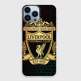 Чехол для iPhone 13 Pro Max с принтом Ливерпуль ,  |  | liverpool | liverpool fc | ynwa | you never walk alone | ливерпуль | фан ливерпуля | фанатская | футбол | футболист | футбольный клуб | энфильд