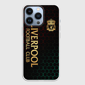 Чехол для iPhone 13 Pro с принтом Ливерпуль ,  |  | Тематика изображения на принте: liverpool | liverpool fc | ynwa | you never walk alone | ливерпуль | фан ливерпуля | фанатская | футбол | футболист | футбольный клуб | энфильд