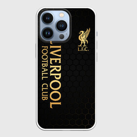 Чехол для iPhone 13 Pro с принтом Ливерпуль ,  |  | Тематика изображения на принте: liverpool | liverpool fc | ynwa | you never walk alone | ливерпуль | фан ливерпуля | фанатская | футбол | футболист | футбольный клуб | энфильд