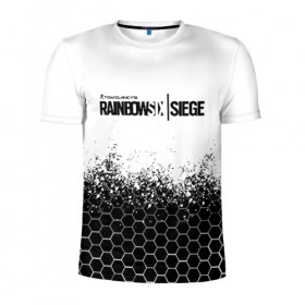 Мужская футболка 3D спортивная с принтом RAINBOW SIX | SIEGE , 100% полиэстер с улучшенными характеристиками | приталенный силуэт, круглая горловина, широкие плечи, сужается к линии бедра | 6 | outbreak | rainbow | rainbow six siege | six | tom clancys | радуга осада | том клэнси
