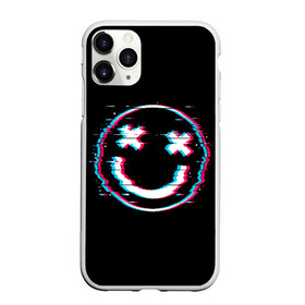 Чехол для iPhone 11 Pro матовый с принтом Glitch Smile , Силикон |  | art | glitch | smile | арт | глитч | глич | картинка | картинки | мода | прикольная | прикольные | смайл | смайли | смайлик | тренд | тренды